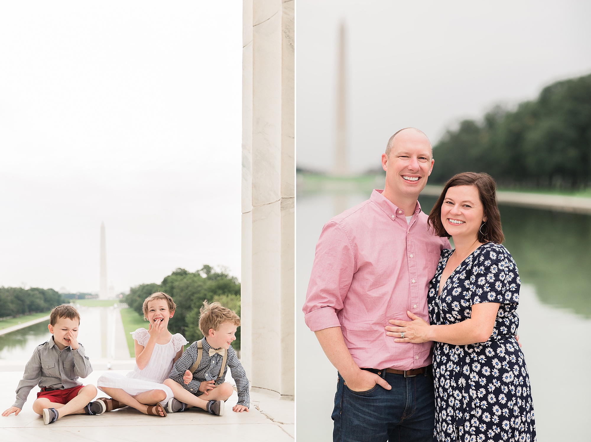 Washington DC Family Portraits for family of five