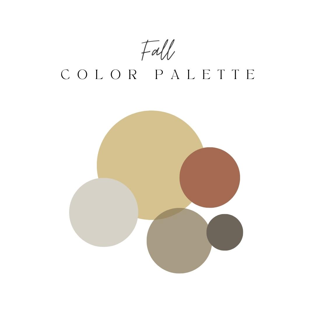 Fall palette inspiration for choosing outfits for fall family portraits
