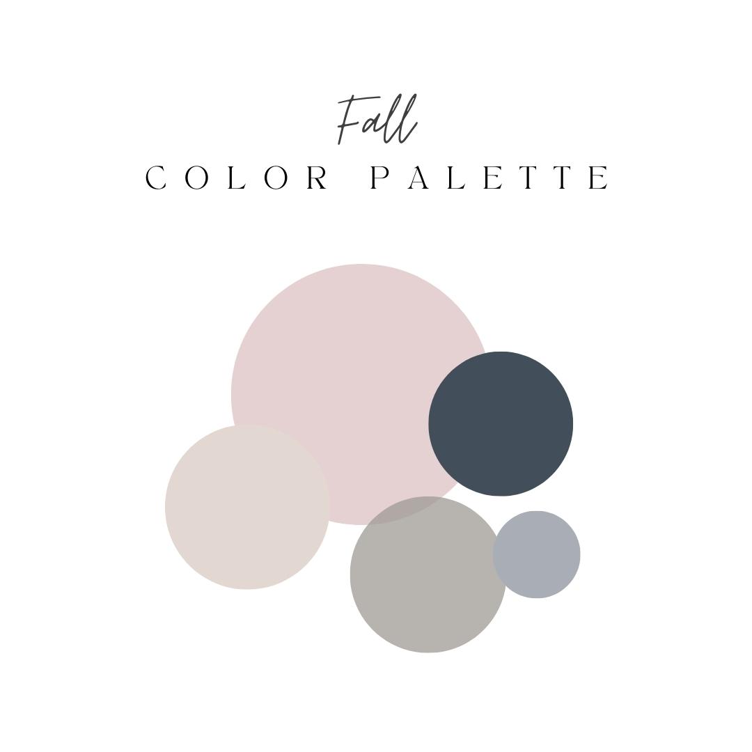 Fall palette inspiration for choosing outfits for fall family portraits