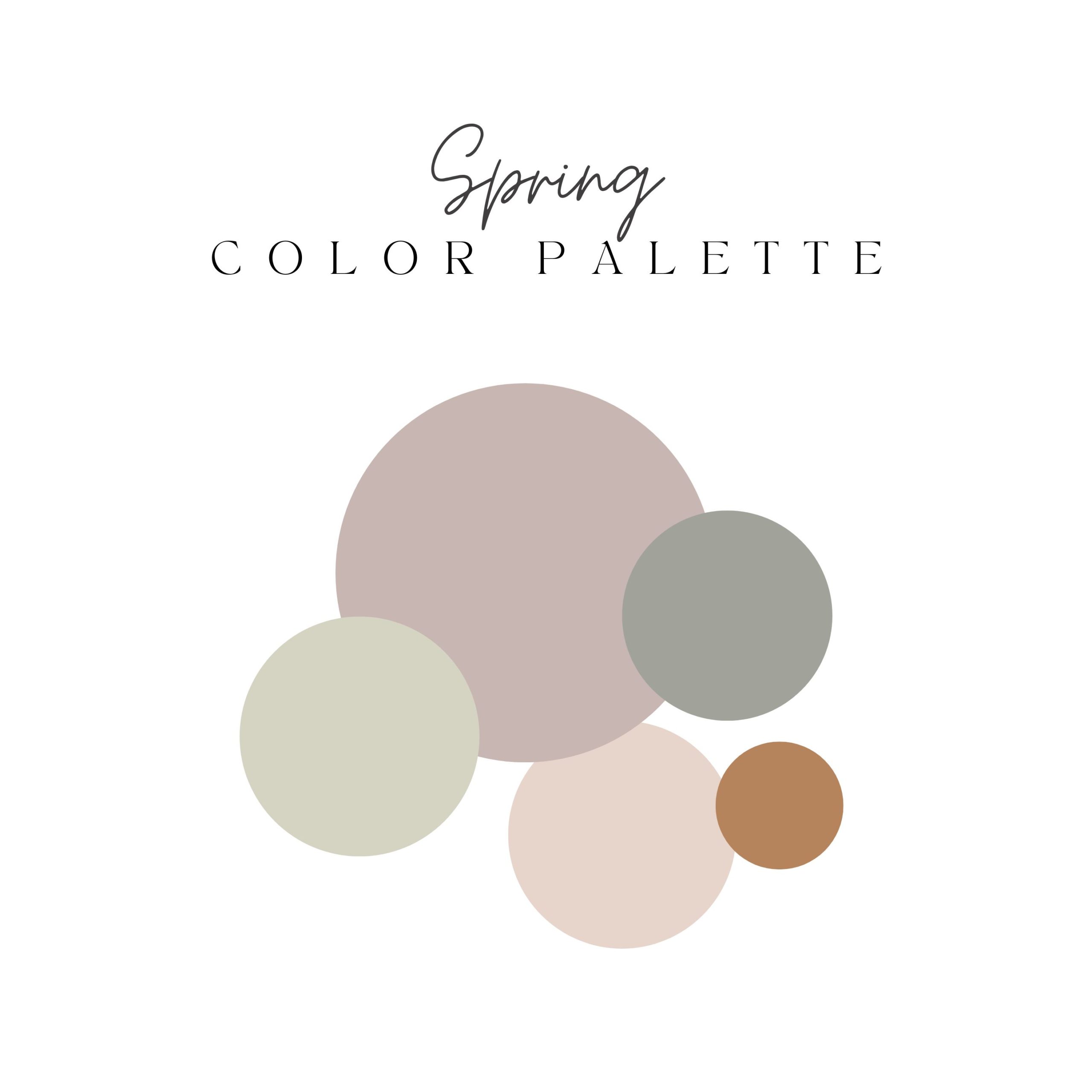 spring color palette for family photo outfits with timeless colors and clothing