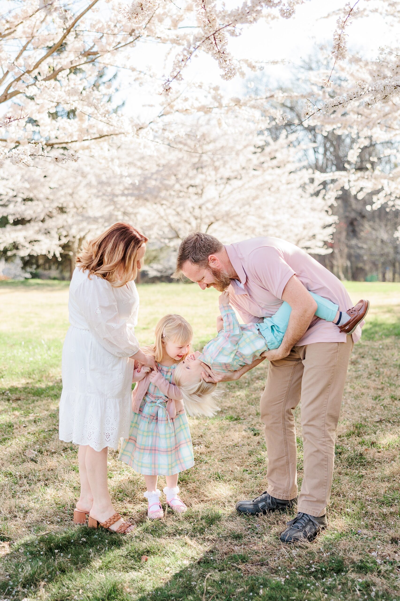 silly and authentic family photos with Northern Virginia family photographer Christina Tundo Photography
