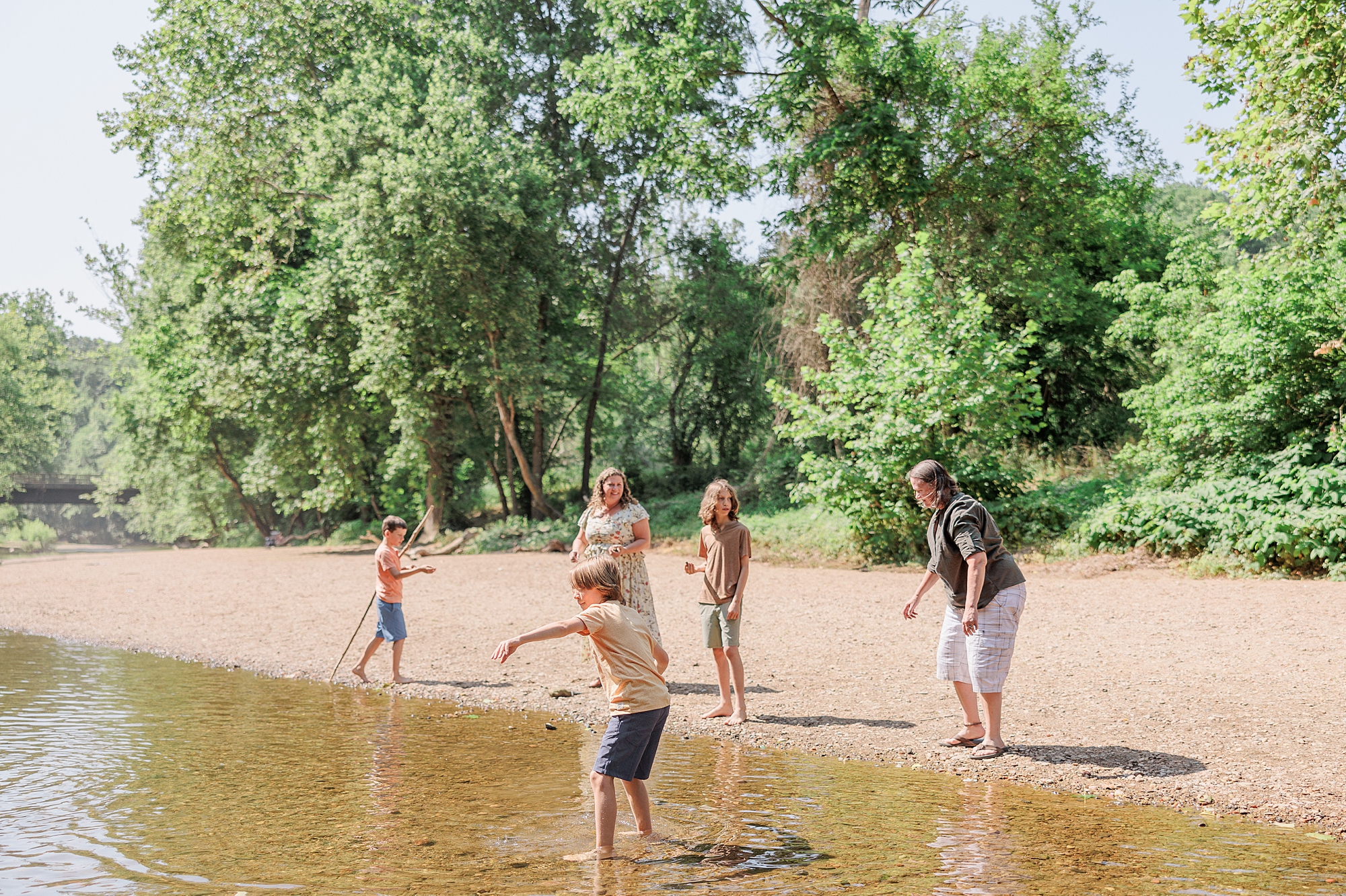 creative summertime family photos shared by Maryland family photographer Christina Tundo Photography